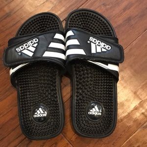 Used Adidas Flip Flops